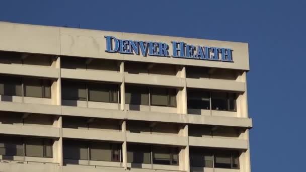 Krankenhaus von Denver — Stockvideo