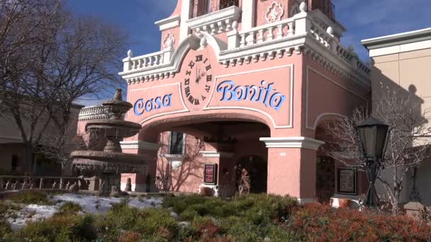 Casa Bonita byggnad — Stockvideo