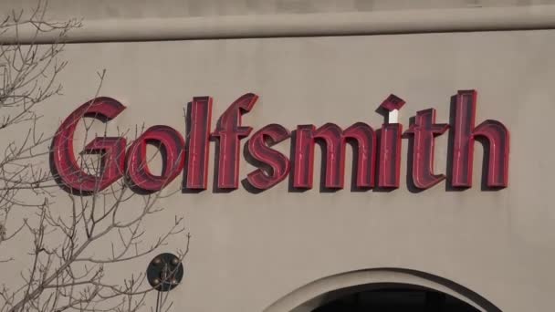 Golfsmith 外側の建物 — ストック動画