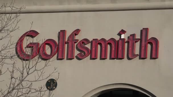 Golfsmith vnější stavební — Stock video