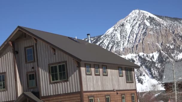 Kabiny w Crested Butte — Wideo stockowe