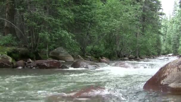 Visning rock vattenfallet — Stockvideo