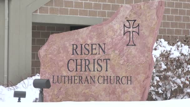 Lutheran Church — Stock Video