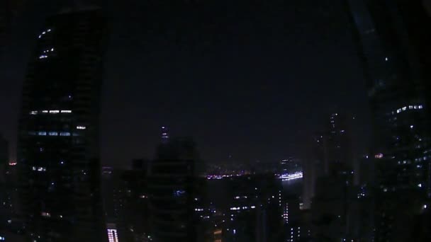 Soluppgång från Hong Kong Island — Stockvideo