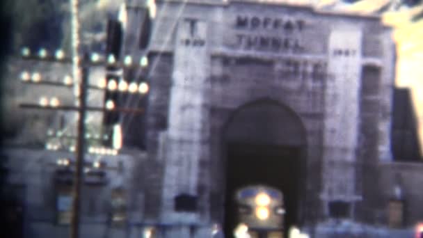 莫菲特火车隧道 — 图库视频影像