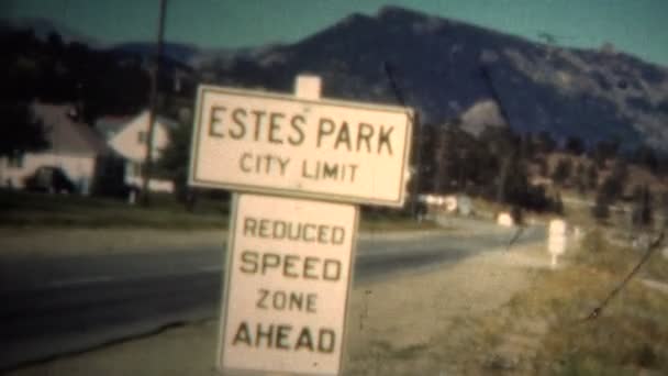 Estes Park in Colorado — Stockvideo