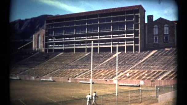 Stadium i University of Colorado — Stockvideo