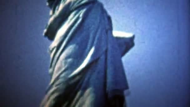 Статуя свободи в Нью-Йорку — стокове відео