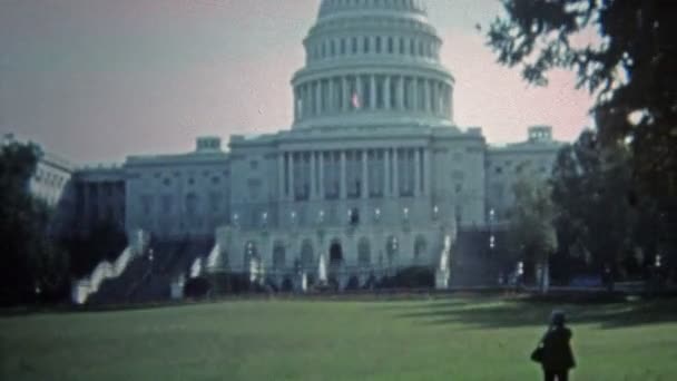 White house in Washington DC — Stock Video