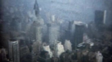 Empire State Binası şehir merkezindeki Manhattan görünümünden