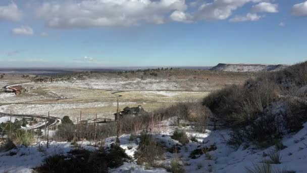 Timelapse krajobraz wzgórz zachodniej denver — Wideo stockowe