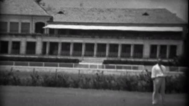 Hialeah Park Race Track s rodinou — Stock video