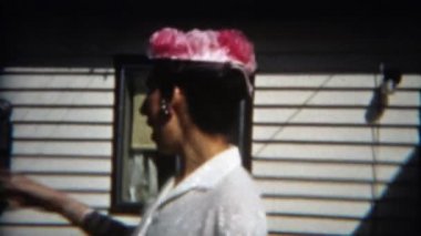 Kadın şapka kap ile modelleme