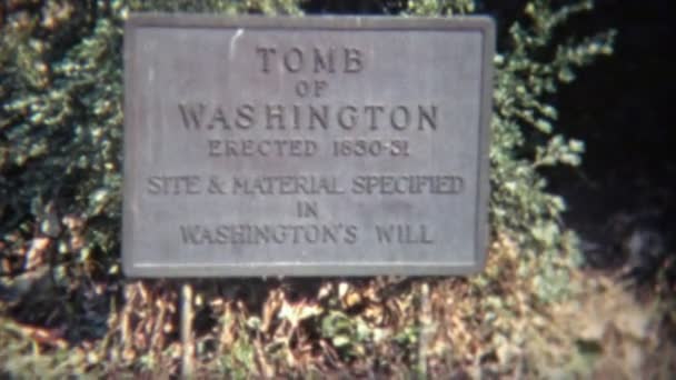 Tomb av George Washington — Stockvideo