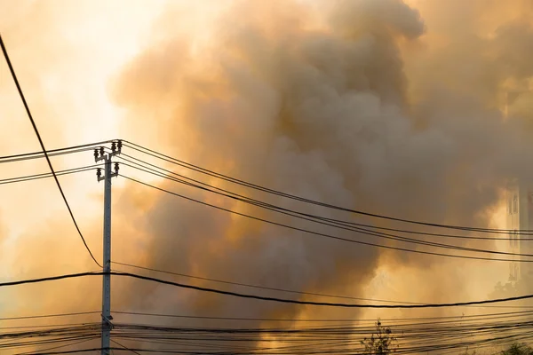 Wildfire Side Road — Stock Photo, Image