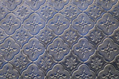 Blue glass textured background