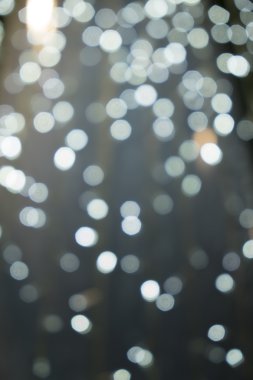 Gümüş bokeh arka ışık plan