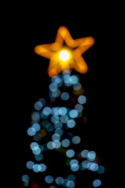 Cristmas bokeh streszczenie tło światło — Zdjęcie stockowe