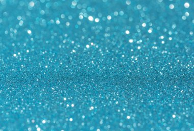 Mavi glitter bokeh arka ışık plan