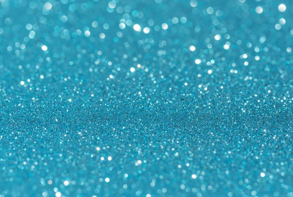 Blue glitter bokeh abstract light background — Stock Photo, Image