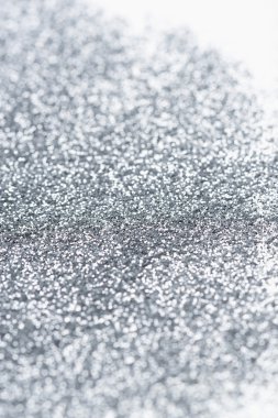 Gümüş giltter bokeh arka plan