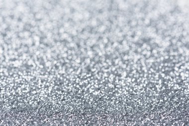 Gümüş giltter bokeh arka plan