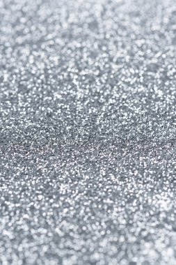 Gümüş giltter bokeh arka plan