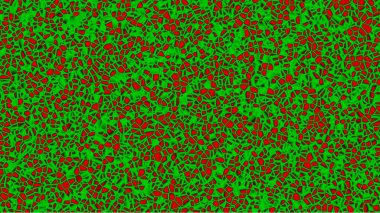 yeşil, kırmızı ve siyah renkli 3d resimlendirilmiş arkaplan.