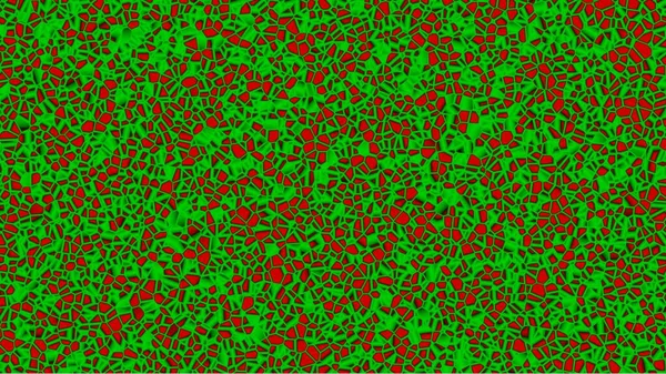 yeşil, kırmızı ve siyah renkli 3d resimlendirilmiş arkaplan.