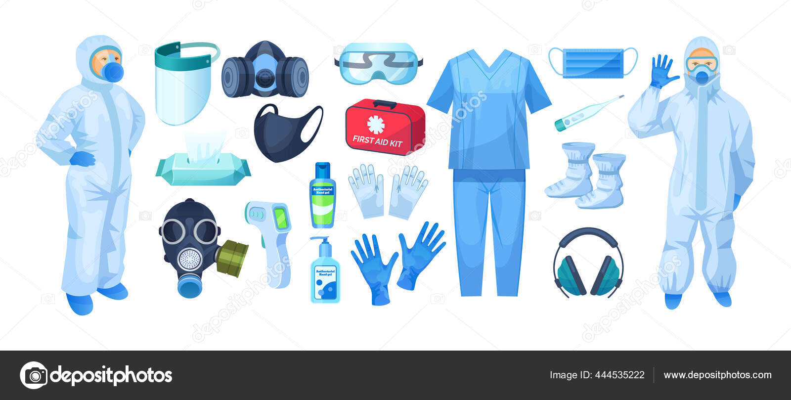 Medical Personal Protective Equipment Set Safety Medical Respiratory Mask Industrial Stock Vector Image by ©ansvetas #444535222 Medical Personal Protective Equipment Set Safety Medical Respiratory Mask Industrial Stock Vector Image by ©ansvetas #444535222