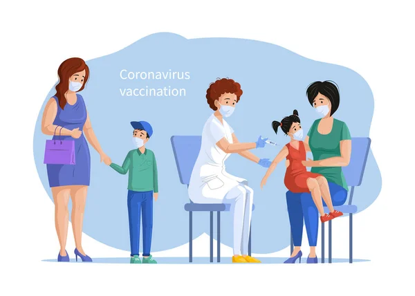 Menschen Impfungen Für Immunität Gesundheit Familie Mann Frau Senioren Stehen — Stockvektor