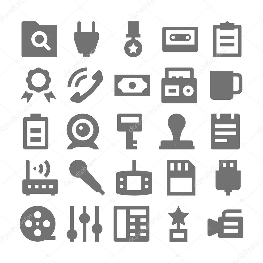 Advertising and Media Vector Icons 3