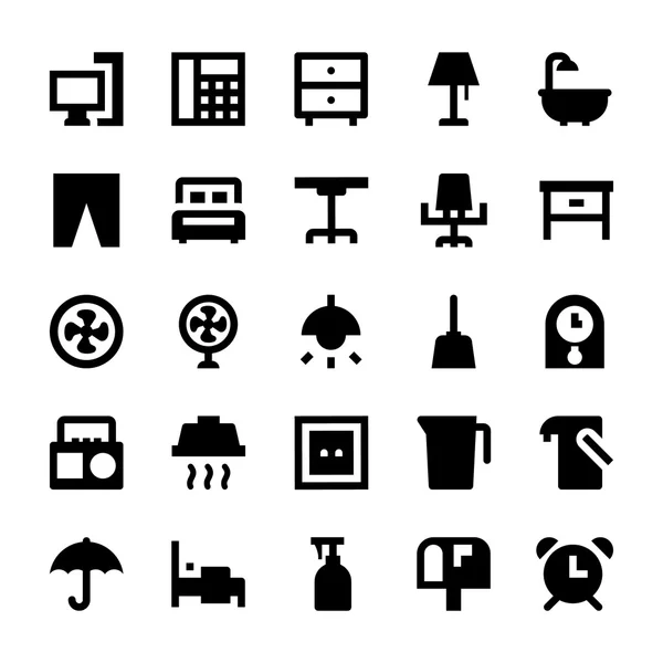 Home Appliances Vector Icons 3 — Stock Vector