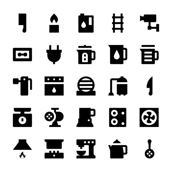 Electroménagers Icônes vectorielles 6 — Image vectorielle