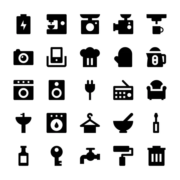 Vektor-Symbole für Haushaltsgeräte 2 — Stockvektor