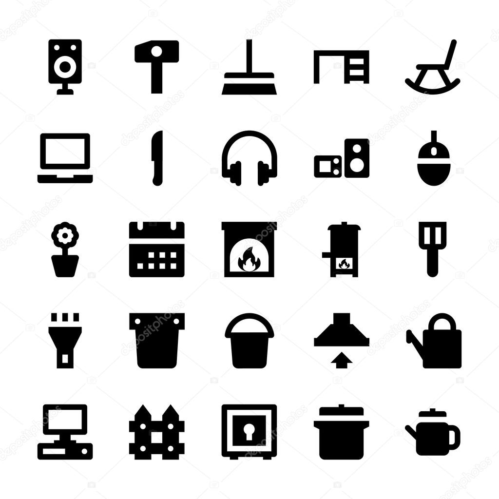 Home Appliances Vector Icons 5