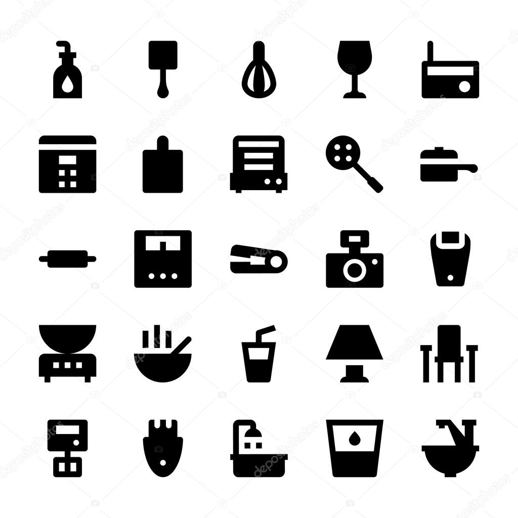 Home Appliances Vector Icons 8