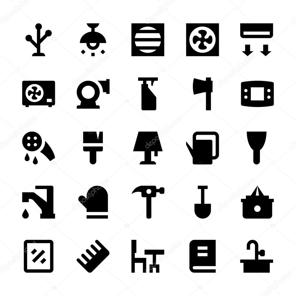 Home Appliances Vector Icons 11