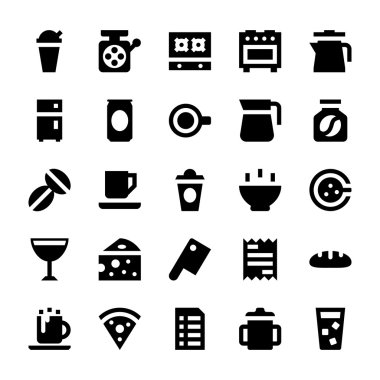 Hotel Services Vector Icons 8 clipart
