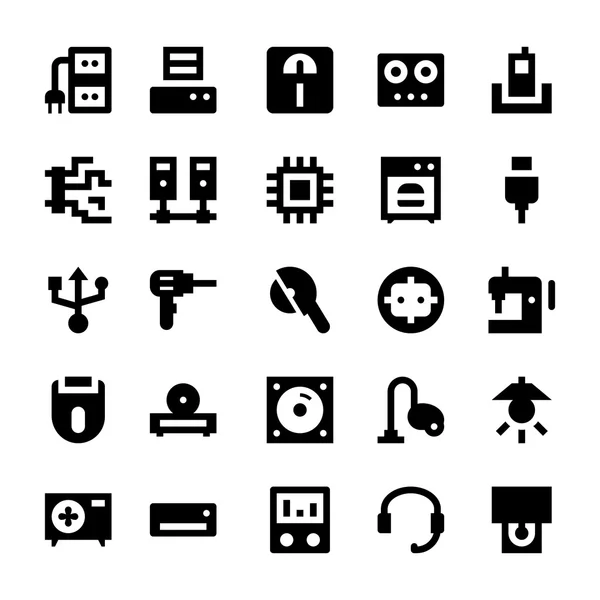 Electronics and Devices Vector Icons 5 — Stock Vector