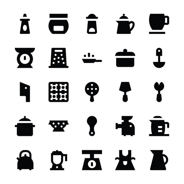 Kitchen Utensils Vector Icons 10