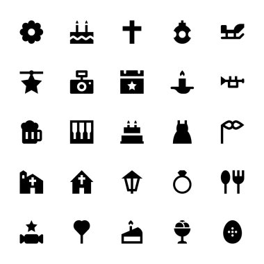 Noel ve Paskalya Vektör Simgeleri 5