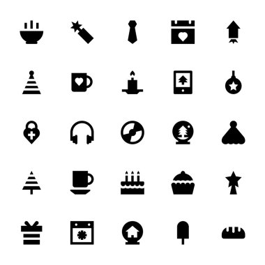 Noel ve Paskalya Vektör Simgeleri 7