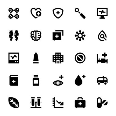 Tıp ve Sağlık Vektör Simge 2