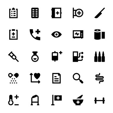 Tıp ve Sağlık Vektör Simge 3