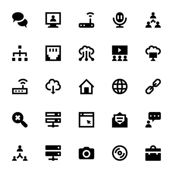互联网、网络和通信矢量图标 4 — 图库矢量图片