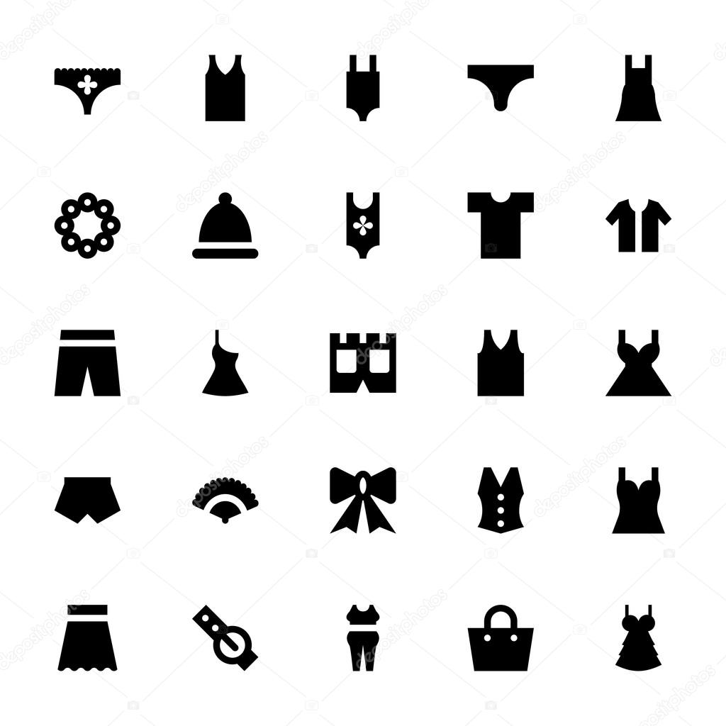 Clothes Vector Icons 4