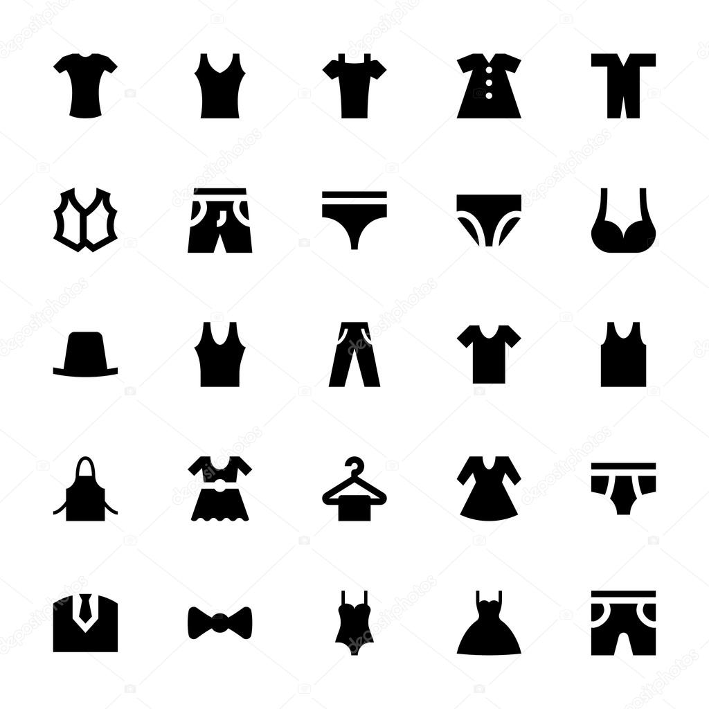 Clothes Vector Icons 6