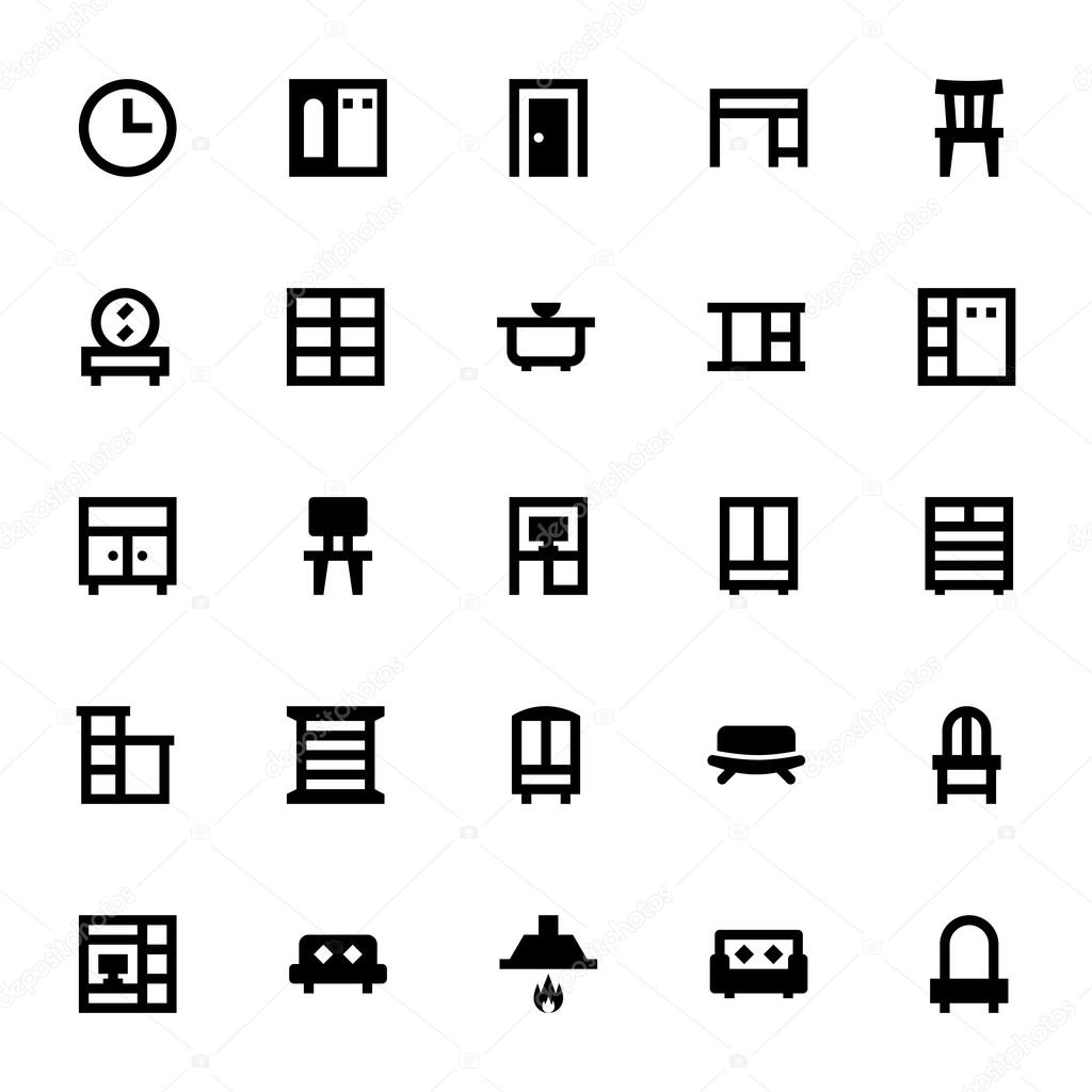 Furniture Vector Icons 6