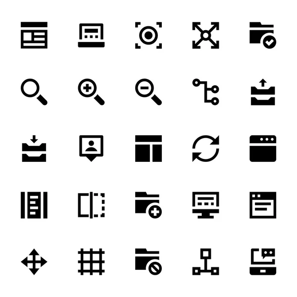 Web Design and Development Vector Icons 4 — Stock Vector